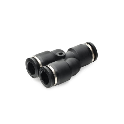 Pneufit Quick Connect Y Fitting 8 mm (1x) to 6 mm (2x)