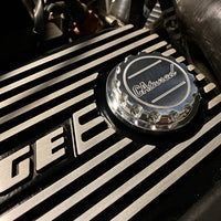 CAtuned Billet Engine Oil Filler Cap Black Color Compatible with BMW E30 E28 2002 & More