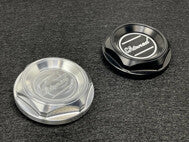 CAtuned Billet Engine Oil Filler Cap VERSION 2.0 Black\Raw Color Compatible with BMW E30 E28 2002 & More