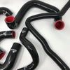 CAtuned Silicone Late Model Cooling Hose kit (Lifetime Warranty) Black compatible with e30 m20 2.5