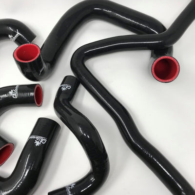 CAtuned Silicone Late Model Cooling Hose kit (Lifetime Warranty) Black compatible with e30 m20 2.5