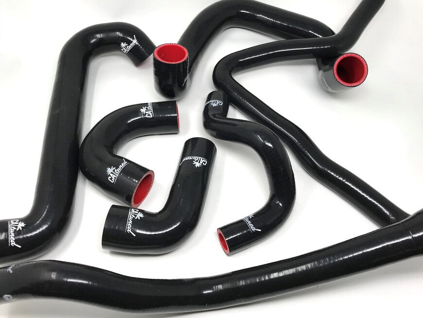 CAtuned Silicone Late Model Cooling Hose kit (Lifetime Warranty) Black compatible with e30 m20 2.5