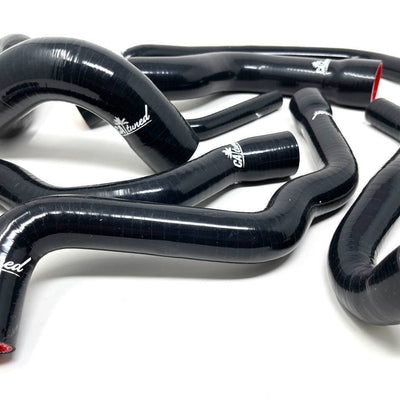 CAtuned Silicone Cooling Hose kit (Lifetime Warranty) Black compatible with e30 m40 EURO