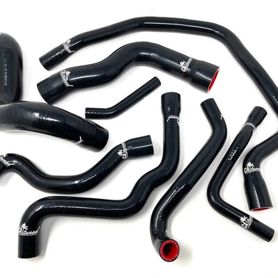CAtuned Silicone Cooling Hose kit (Lifetime Warranty) Black compatible with e30 m40 EURO