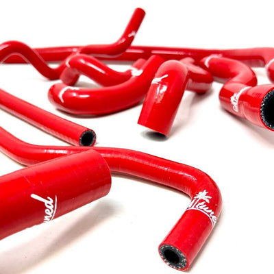 CAtuned Master Hose kit Complete Compatible with E36 RED