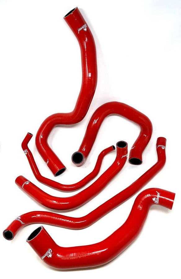 Silicone Early(e) Cooling Hose kit (Lifetime Warranty!) Compatible with e30 m20 RED