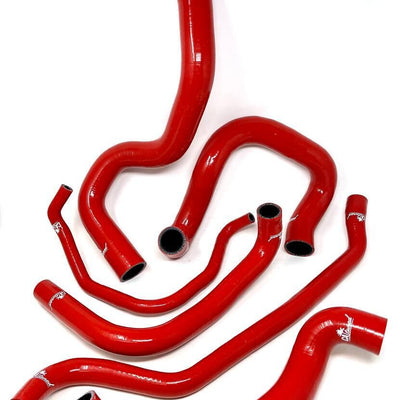 Silicone Early(e) Cooling Hose kit (Lifetime Warranty!) Compatible with e30 m20 RED