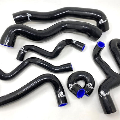 CAtuned Silicone Cooling Hose kit (Lifetime Warranty) Black compatible with E34 540 M60