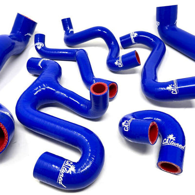 CAtuned Silicone Cooling Hose kit (Lifetime Warranty) BLUE compatible with E34 540 M60