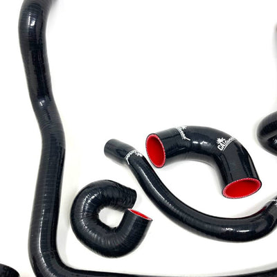 CAtuned Silicone Cooling Hose kit Black compatible with E34 M30 535i 535is