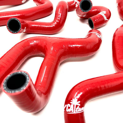 CAtuned Silicone Cooling Hose kit (Lifetime Warranty) RED compatible with E34 540 M60
