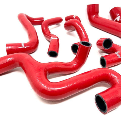 CAtuned Silicone Cooling Hose kit (Lifetime Warranty) RED compatible with E34 540 M60