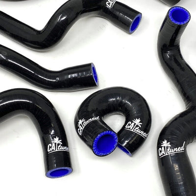 CAtuned Silicone Cooling Hose kit (Lifetime Warranty) Black compatible with E34 540 M60