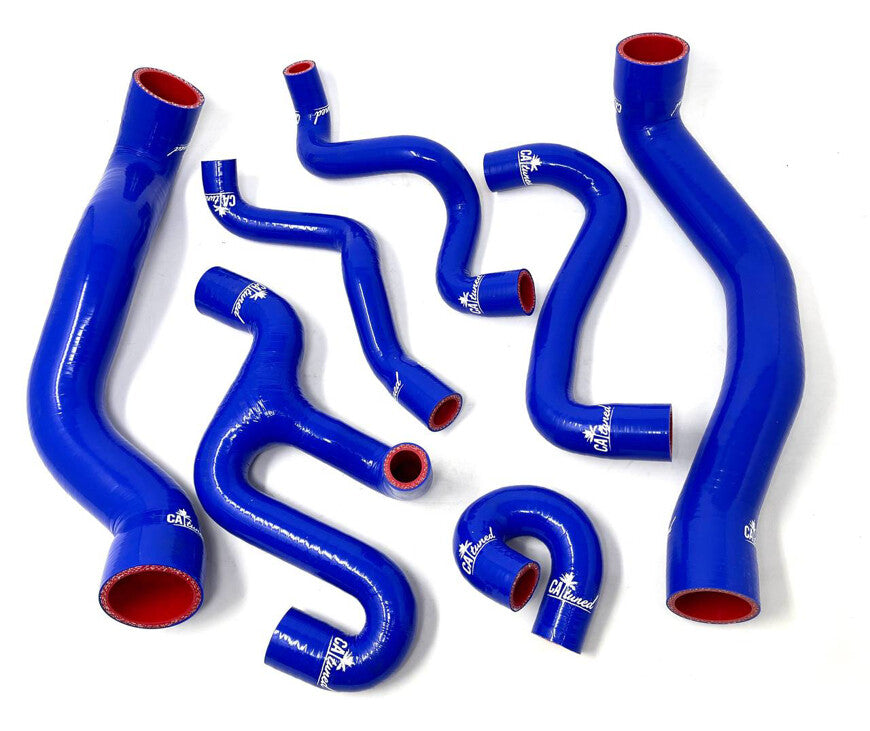 CAtuned Silicone Cooling Hose kit (Lifetime Warranty) BLUE compatible with E34 540 M60