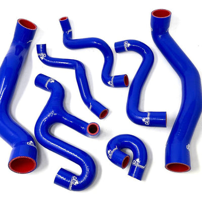 CAtuned Silicone Cooling Hose kit (Lifetime Warranty) BLUE compatible with E34 540 M60