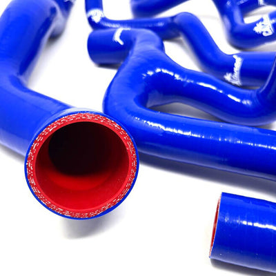 CAtuned Silicone Cooling Hose kit (Lifetime Warranty) BLUE compatible with E34 540 M60