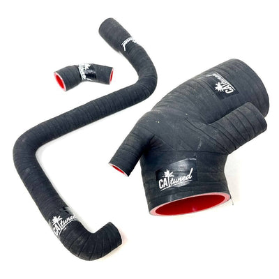 CAtuned Silicone Late Model Air Induction Hose kit Vintage Cloth compatible with e30 m20