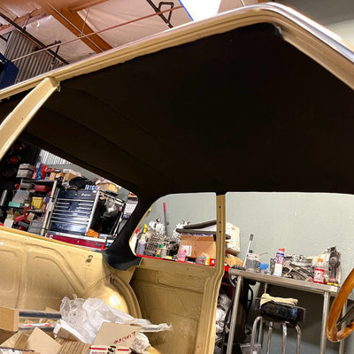 CATuned Black Headliner Material With sunroof compatible with 2002 E10