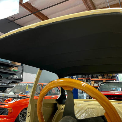 CATuned Black Headliner Material With sunroof compatible with 2002 E10