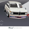 2002 Turbo CAtuned Track Poster (18x24) Print