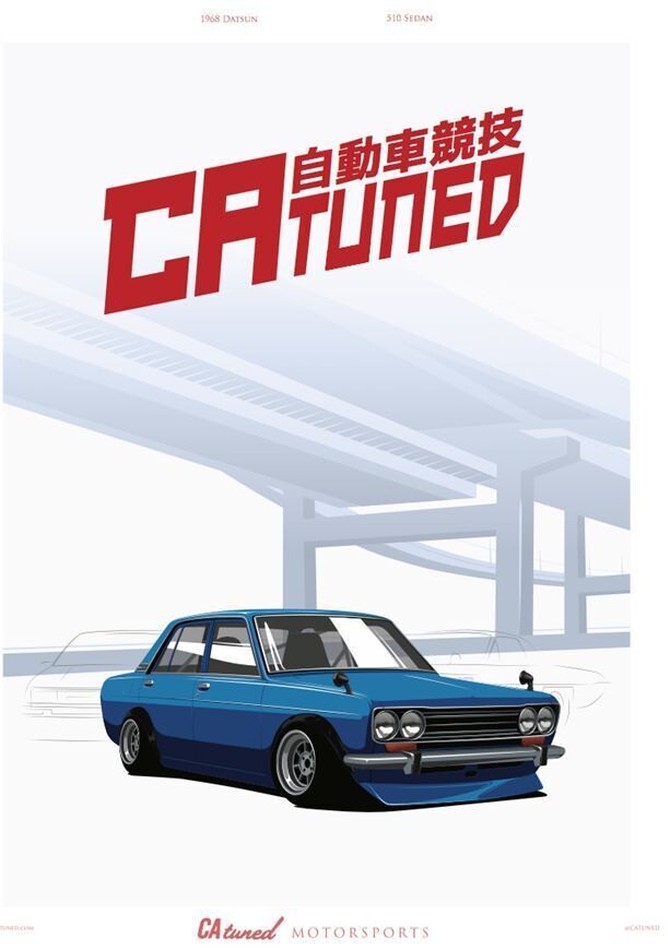 JDM 510 Datsun & Fairlady Z Poster (18x24) Print get 2 prints for 1 price