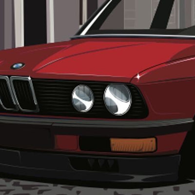 E28 Touring / Schulz Poster / Print (18x24) Print