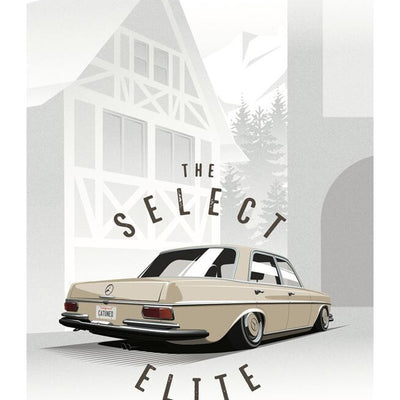 Classic Mercedes Benz W108 Poster (18x24) Print