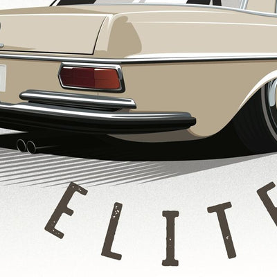 Classic Mercedes Benz W108 Poster (18x24) Print