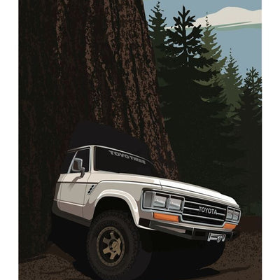 Toyota FJ62 CAtuned Offroad Poster (18x24) Print