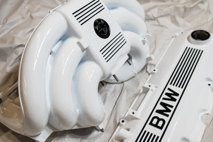 Refreshed Powder Coated M20 Valve Cover & Intake Manifold