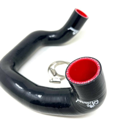 CAtuned Silicone Late Model Upper Cooling Hose Black compatible with e30 m20 2.5