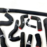 Silicone 318 Cooling Hose kit (Lifetime Warranty! ) - Compatible with m42 engine e30 VINTAGE CLOTH