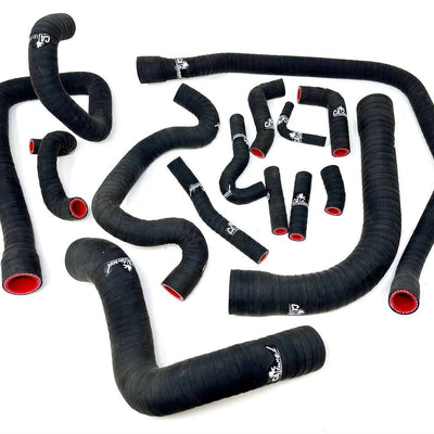 Silicone 318 Cooling Hose kit (Lifetime Warranty! ) - Compatible with m42 engine e30 VINTAGE CLOTH