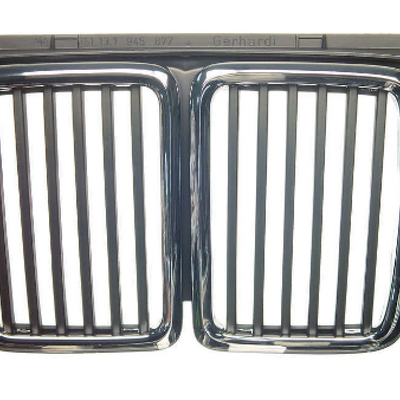 BMW Chrome Center Grille Compatible with E30 OEM NEW