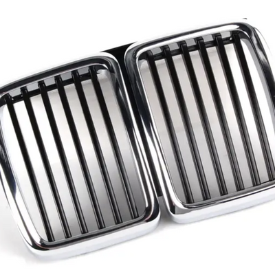 BMW Chrome Center Grille Compatible with E30 OEM NEW