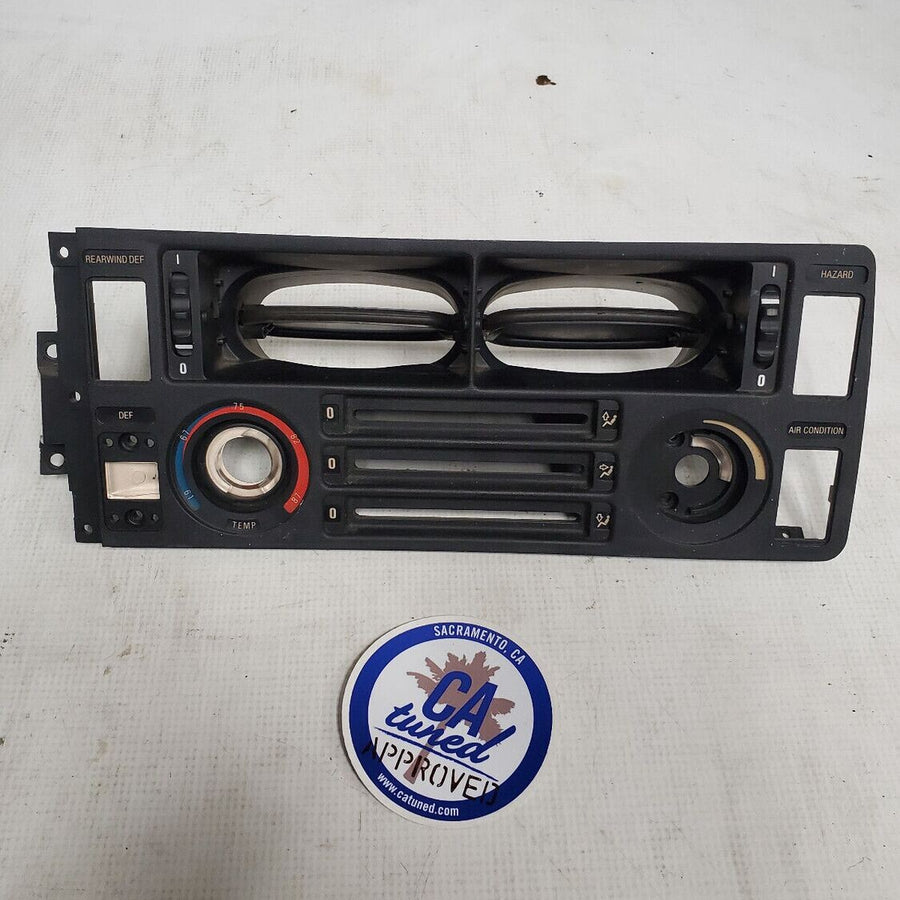 BMW E24 635csi HVAC Climate Control Panel Heat AC trim faceplate M6 64111380799