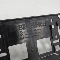 German License Plate Frame / Euro Frame BMW Black