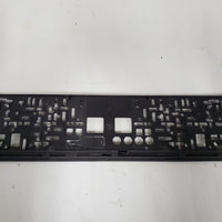 German License Plate Frame / Euro Frame BMW Black