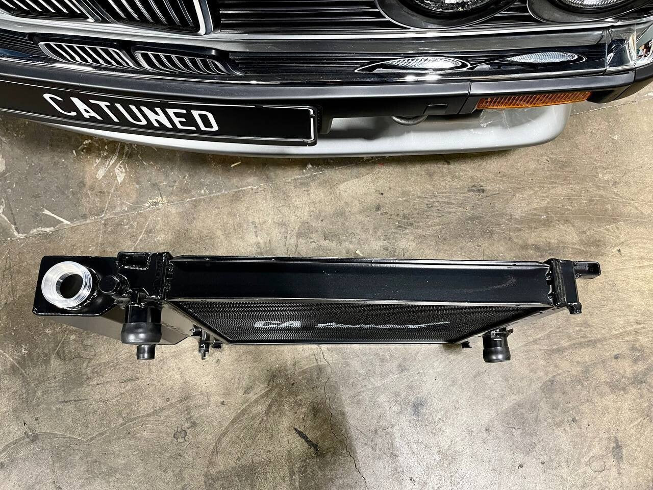 Catuned Radiator CAtuned All Aluminum Radiator Compatible with E30 318is i M42 Black Se