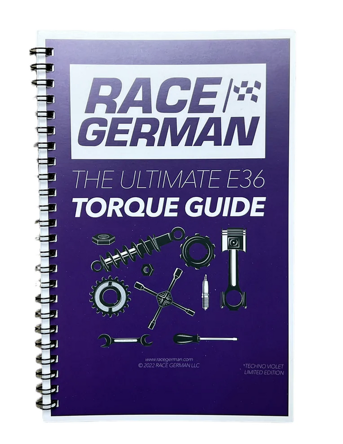 E36 TORQUE GUIDE BOOKLET by Race German