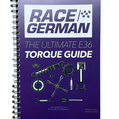 E36 TORQUE GUIDE BOOKLET by Race German