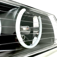 CAtuned EURO E36 BOSCH GLASS HEADLIGHTS w/ HID ANGEL EYES & More