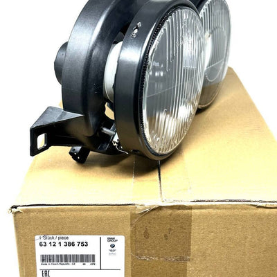 BMW E30 BOSCH Euro Smiley BLACK Smoked Crosshair Headlights Brand NEW