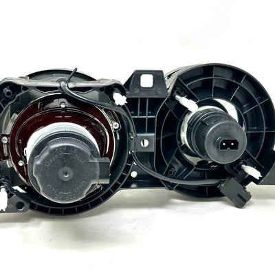 BMW E30 BOSCH Euro Smiley BLACK Smoked Crosshair Headlights Brand NEW