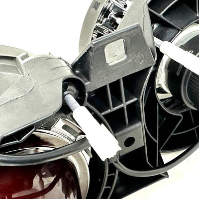 BMW E30 BOSCH Euro Smiley BLACK Smoked Crosshair Headlights Brand NEW