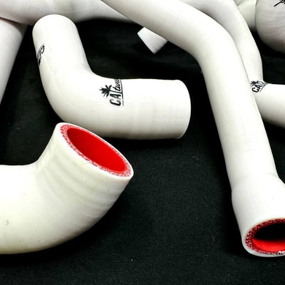CAtuned Silicone Late Model Cooling Hose kit (Lifetime Warranty) WHITE compatible with e30 m20 2.5