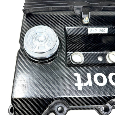 MOTORSPORT LIMITED CAtuned Billet Engine Oil Filler Cap RAW Color Compatible with BMW E30 E28 2002 & More