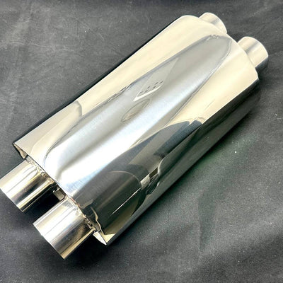 CAtuned Classic Muffler (VIBRANT) 2 in and 2 out 2.25"