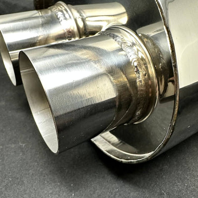 CAtuned Classic Muffler (VIBRANT) 2 in and 2 out 2.25"