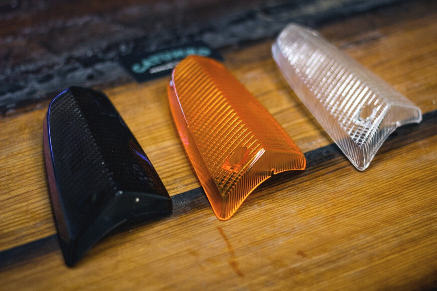 Front indicators lenses Compatible with E21 (AMBER color) – CAtuned